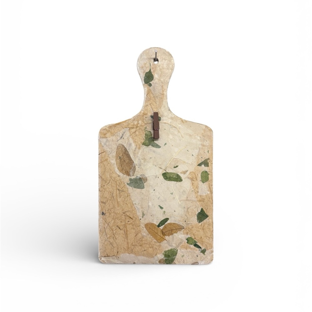 Handmade Mixed Media Wall Photo & Note Holder with Clip